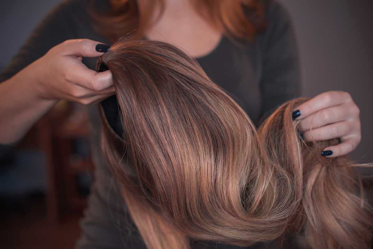 Brown wig for personalized hair loss solutions